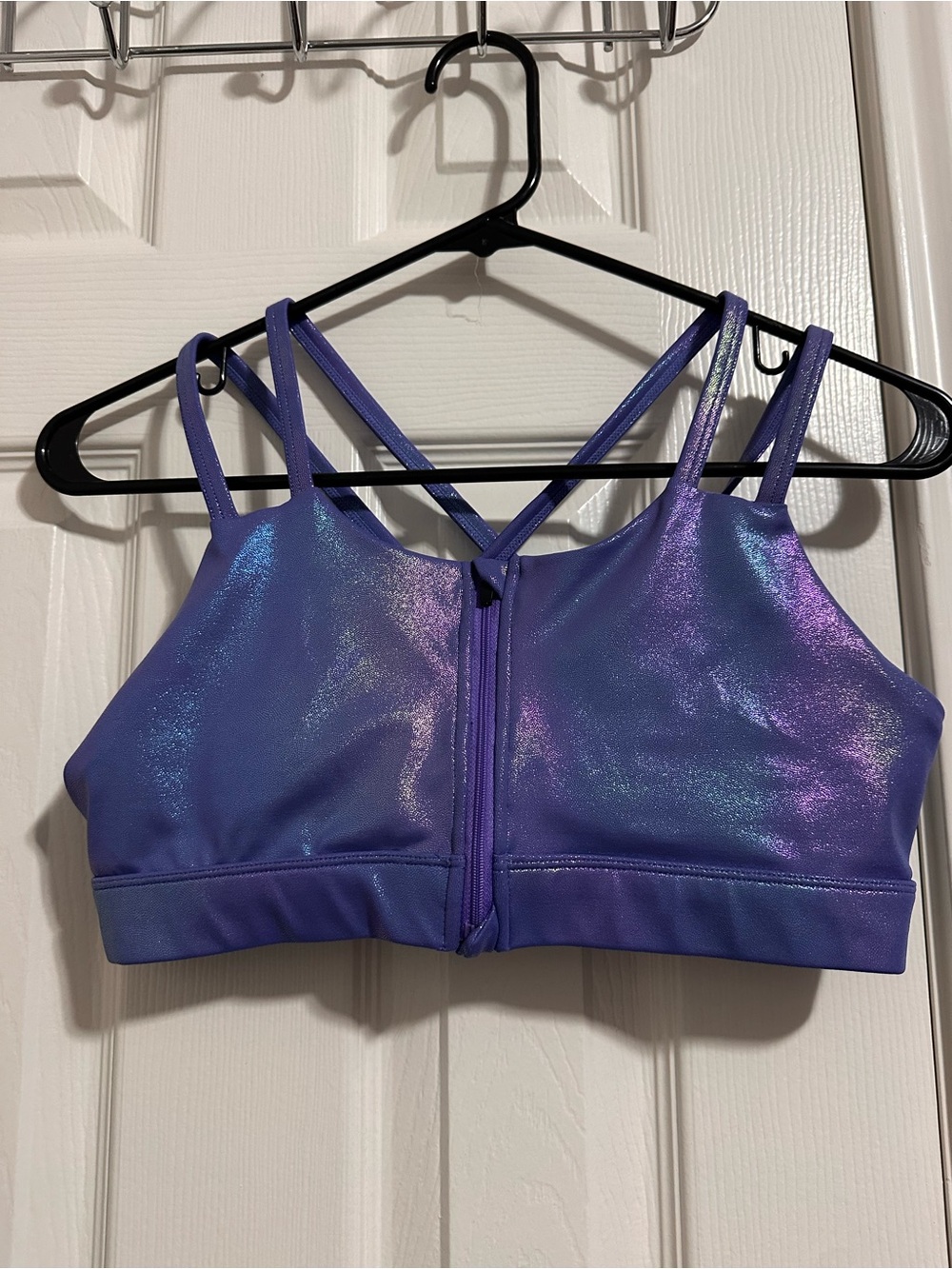 Curves N Combat boots Violet storm shimmer